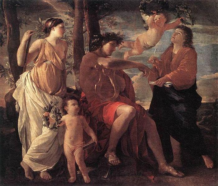 Nicolas Poussin The Inspiration of the Poet.